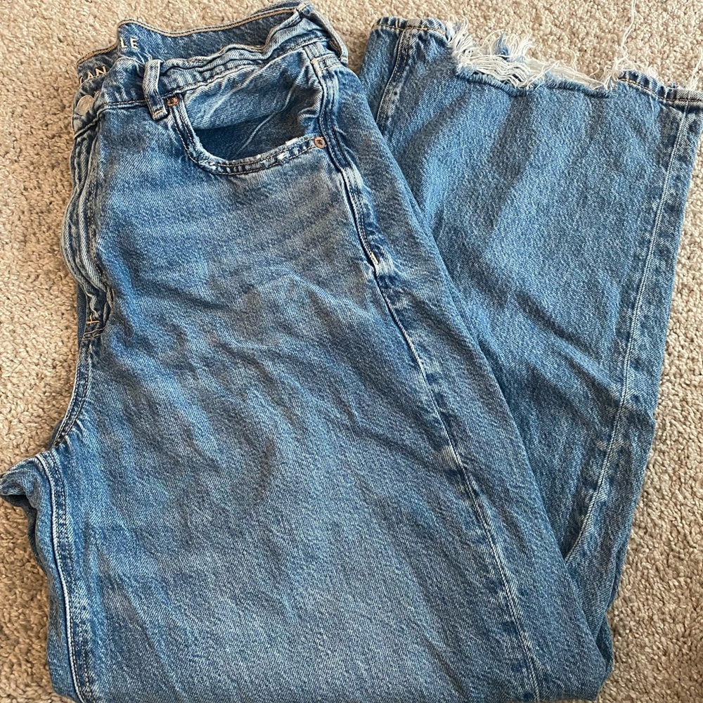 American Eagle Outfitters Super High Rise Baggy Wide Leg